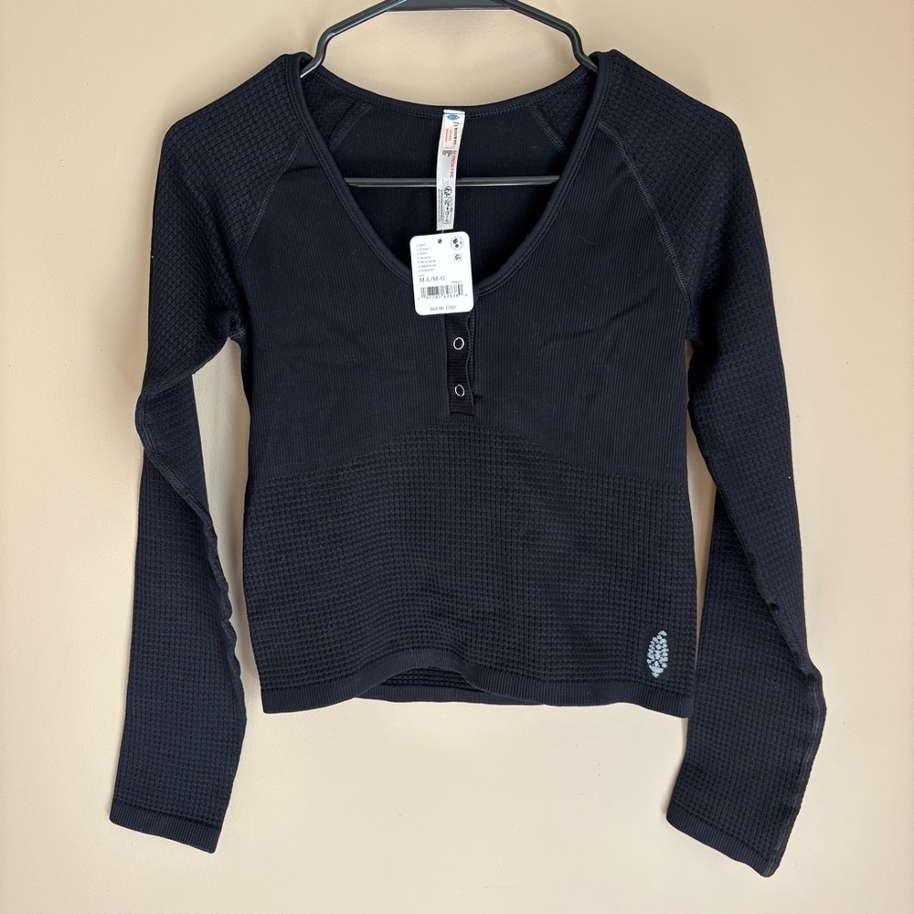 FP Free People Movement Long Sleeve Bail Out Top